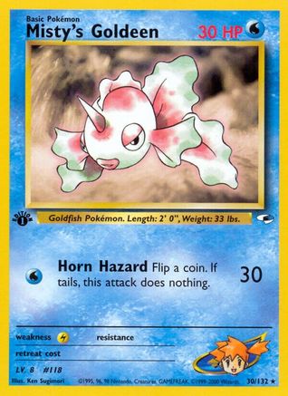 Image of Misty's Goldeen (30) 030/132  - 1st Edition Gym Heroes - Rare