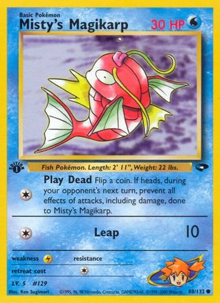 Image of Misty's Magikarp 088/132  - 1st Edition Gym Challenge - Common