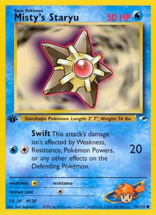 Image of Misty's Staryu 090/132  - Unlimited Gym Heroes - Common