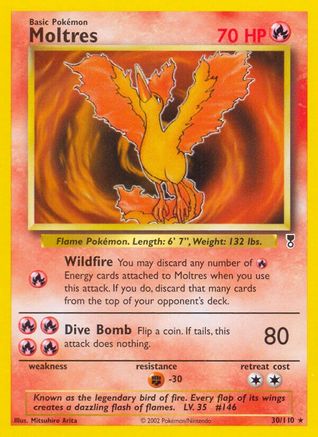 Image of Moltres 030  Legendary Collection - Rare