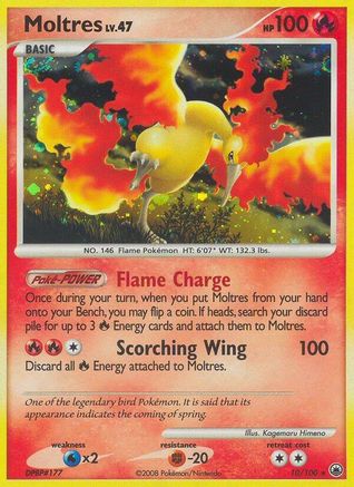 Image of Moltres 010  - Holofoil Majestic Dawn - Holo Rare