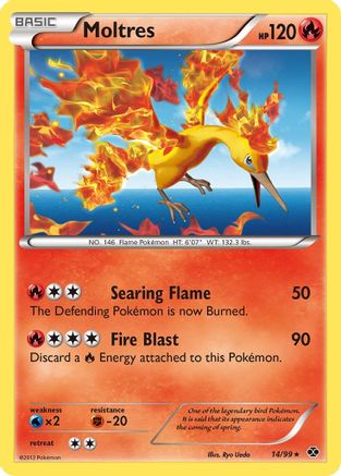 Image of Moltres 014/99  - Reverse Holofoil Next Destinies - Holo Rare