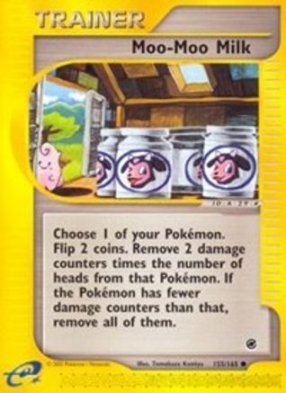 Image of Moo-Moo Milk 155/165  - Reverse Holofoil Expedition - Common