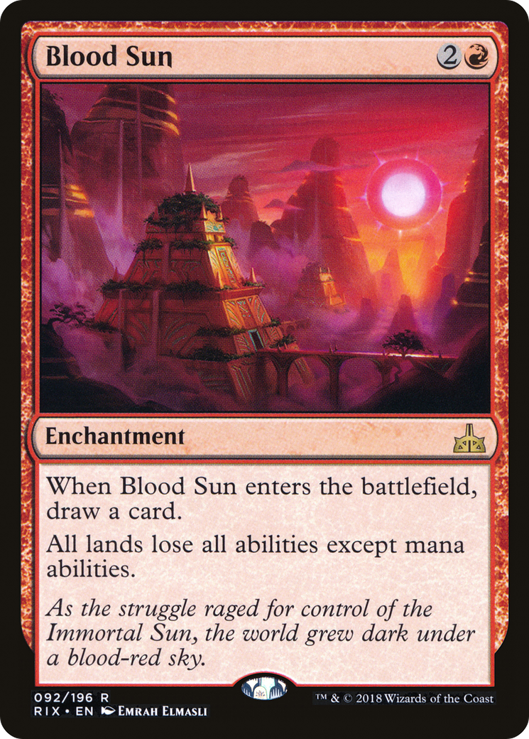 Image of Blood Sun (RIX-092) - Rivals of Ixalan