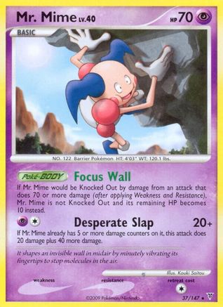 Image of Mr. Mime 037  - Reverse Holofoil Supreme Victors - Rare