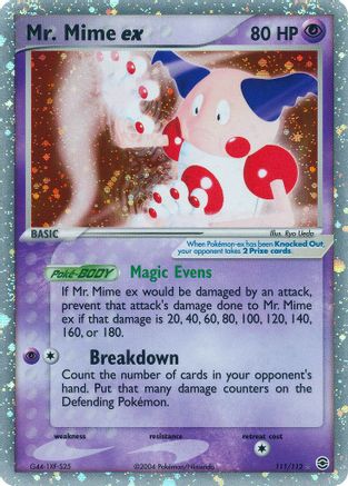 Image of Mr. Mime ex 111/112  - Holofoil FireRed & LeafGreen - Ultra Rare