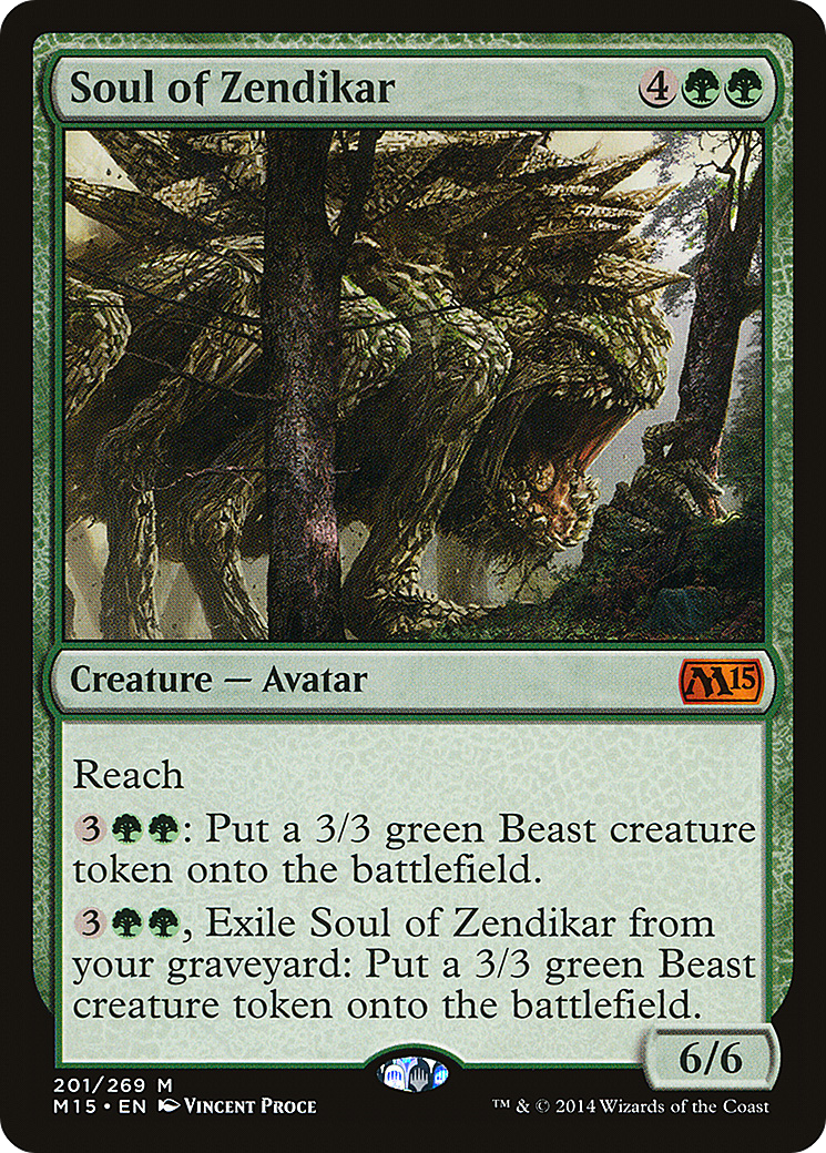 Image of Soul of Zendikar (M15-201) - Magic 2015