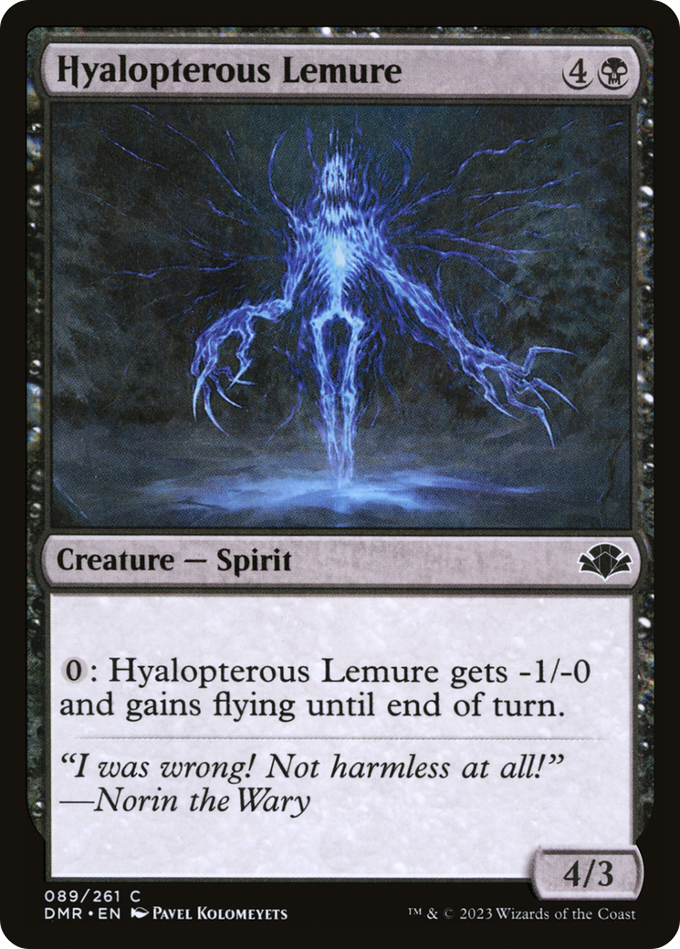 Image of Hyalopterous Lemure (DMR-089) - Dominaria Remastered