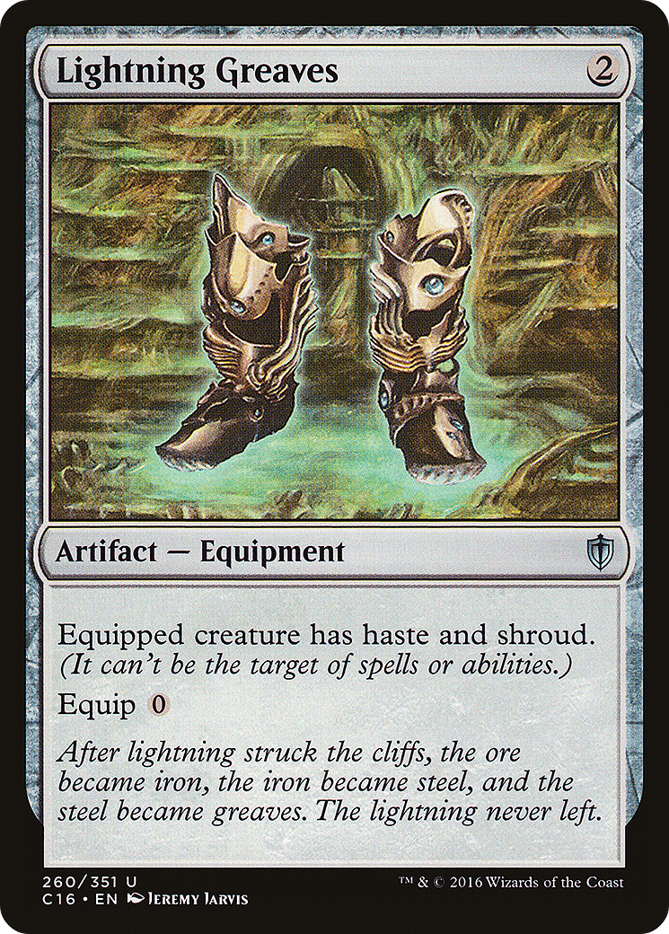 Image of Lightning Greaves (C16-260) - Commander 2016
