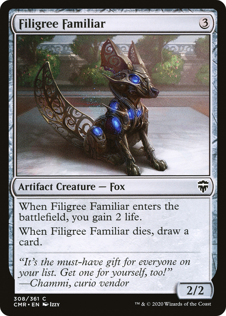Image of Filigree Familiar (CMR-308) - Commander Legends Foil