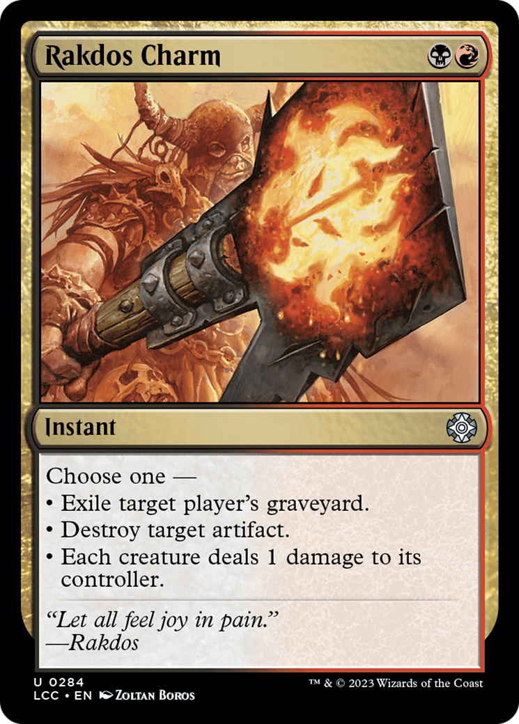 Image of Rakdos Charm (LCC-284) - The Lost Caverns of Ixalan Commander