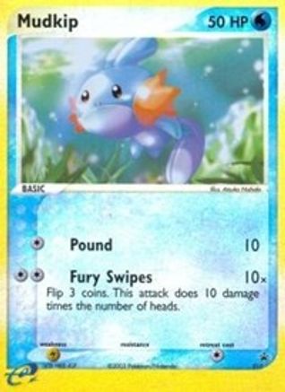 Image of Mudkip 010  - Reverse Holofoil Nintendo Promos - Promo