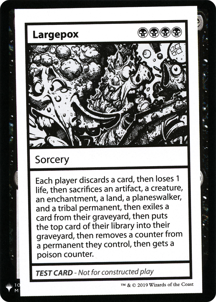 Image of Largepox (CMB1-044) - Mystery Booster Playtest Cards 2019
