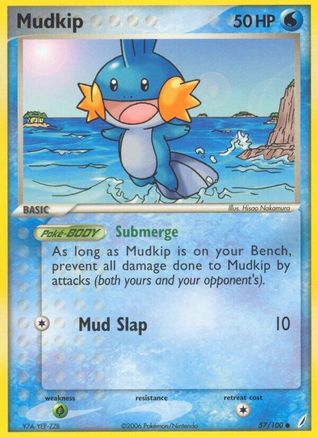 Image of Mudkip 057/100  Crystal Guardians - Common