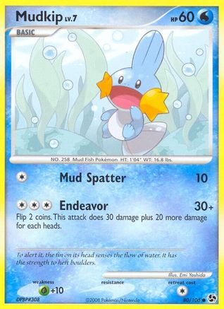 Image of Mudkip 080/106  Great Encounters - Common