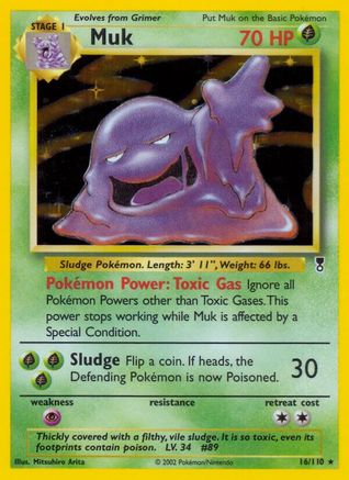 Image of Muk 016  - Holofoil Legendary Collection - Holo Rare