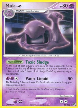 Image of Muk 056  - Reverse Holofoil Secret Wonders - Uncommon