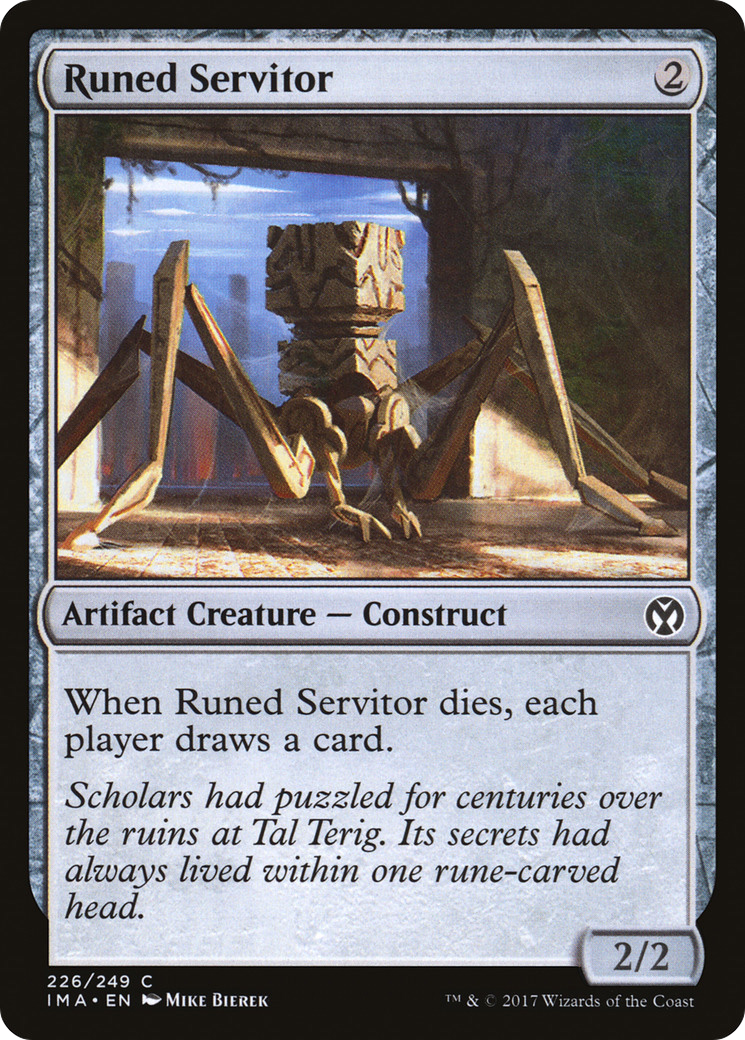 Image of Runed Servitor (IMA-226) - Iconic Masters Foil
