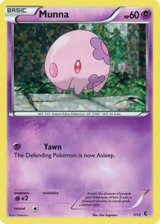 Image of Munna 007/12  - Holofoil McDonalds Promos 2011 - Promo
