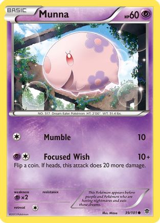 Image of Munna 039  - Reverse Holofoil Plasma Blast - Common
