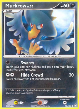 Image of Murkrow 090/123  Mysterious Treasures - Common