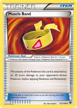 Image of Muscle Band 121/146  XY Base Set - Uncommon
