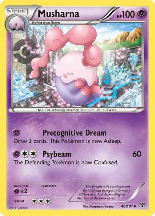 Image of Musharna 040  - Reverse Holofoil Plasma Blast - Uncommon