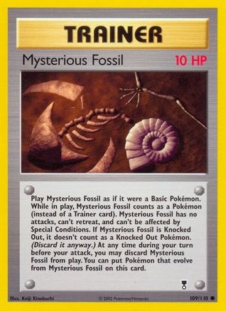 Image of Mysterious Fossil 109/110  Legendary Collection - Common