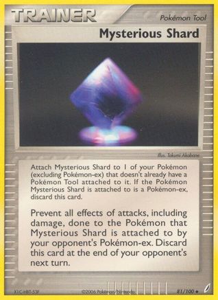 Image of Mysterious Shard 081/100  - Reverse Holofoil Crystal Guardians - Uncommon