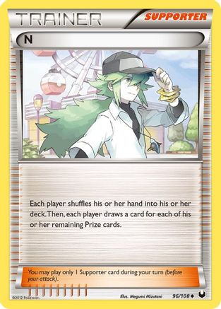 Image of N (Supporter) 096/108  Dark Explorers - Uncommon