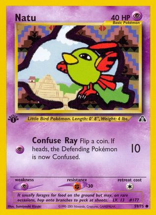 Image of Natu 059/75  - 1st Edition Neo Discovery - Common