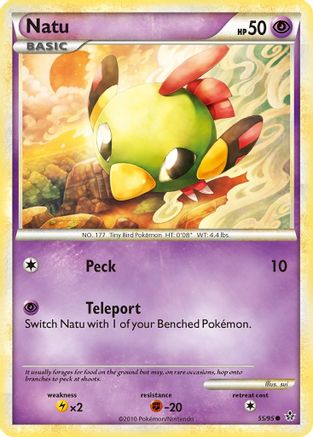 Image of Natu 055  - Reverse Holofoil Unleashed - Common