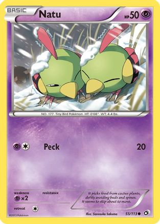 Image of Natu 055/113  Legendary Treasures - Common