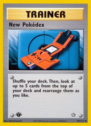 Image of New Pokedex 095/111  - Unlimited Neo Genesis - Uncommon