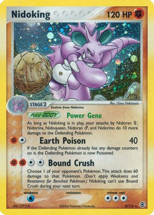 Image of Nidoking 008  FireRed & LeafGreen - Holo Rare