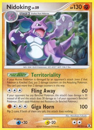Image of Nidoking 029  Rising Rivals - Rare