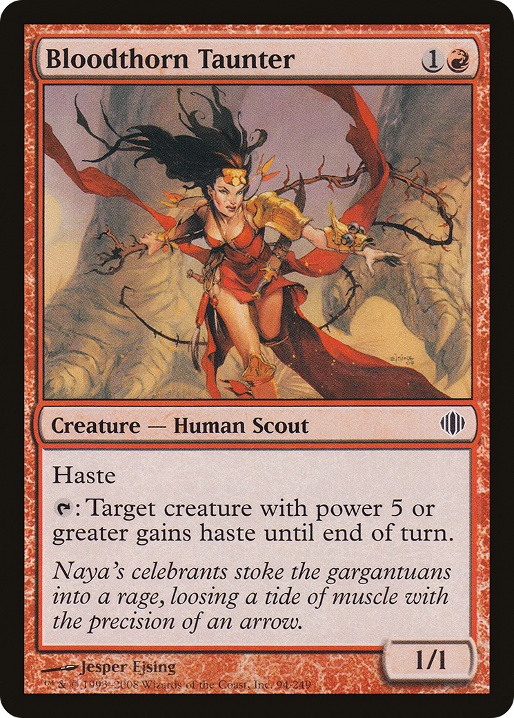 Image of Bloodthorn Taunter (ALA-094) - Shards of Alara Foil