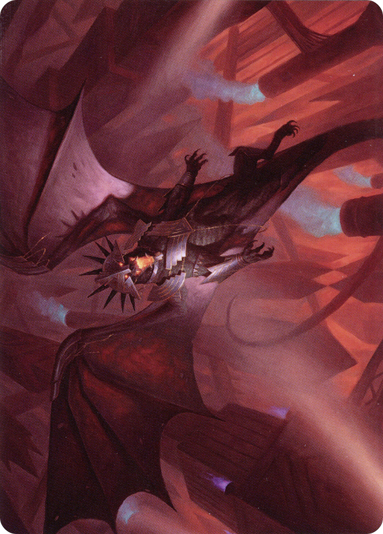 Image of Ziatora, the Incinerator // Ziatora, the Incinerator (ASNC-033) - New Capenna Art Series (Borderless) Foil