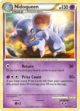 Image of Nidoqueen 028  Triumphant - Rare