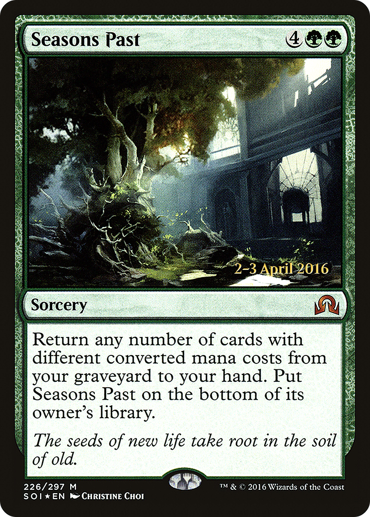Image of Seasons Past (PRE-226) - Shadows over Innistrad Promos Foil