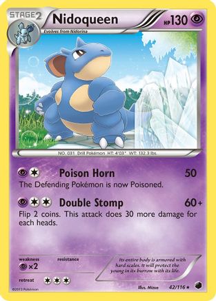 Image of Nidoqueen 042/116  Plasma Freeze - Rare