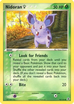 Image of Nidoran F 070/112  FireRed & LeafGreen - Common