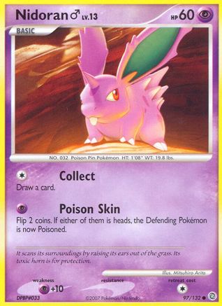 Image of Nidoran M 097  Secret Wonders - Common