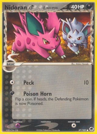 Image of Nidoran M (Delta Species) 057/101  Dragon Frontiers - Common
