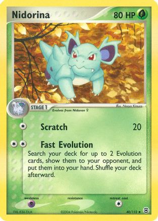 Image of Nidorina 040  FireRed & LeafGreen - Uncommon