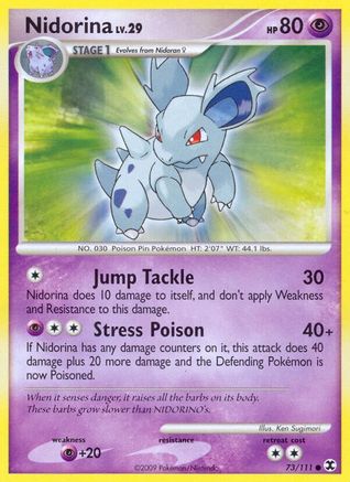 Image of Nidorina 073  Rising Rivals - Common