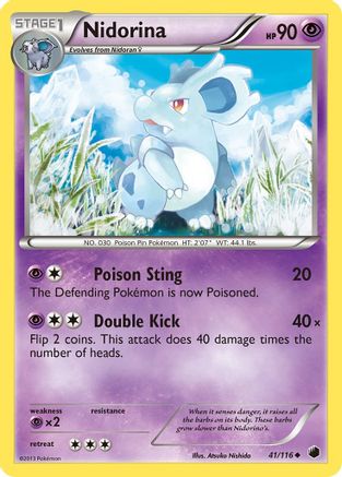 Image of Nidorina 041/116  Plasma Freeze - Uncommon