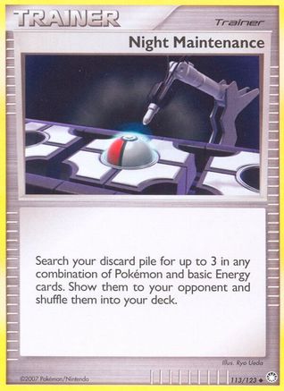 Image of Night Maintenance 113/123  Mysterious Treasures - Uncommon