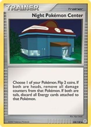 Image of Night Pokemon Center 108  Diamond and Pearl - Uncommon