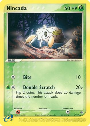 Image of Nincada 067/97  Dragon - Common
